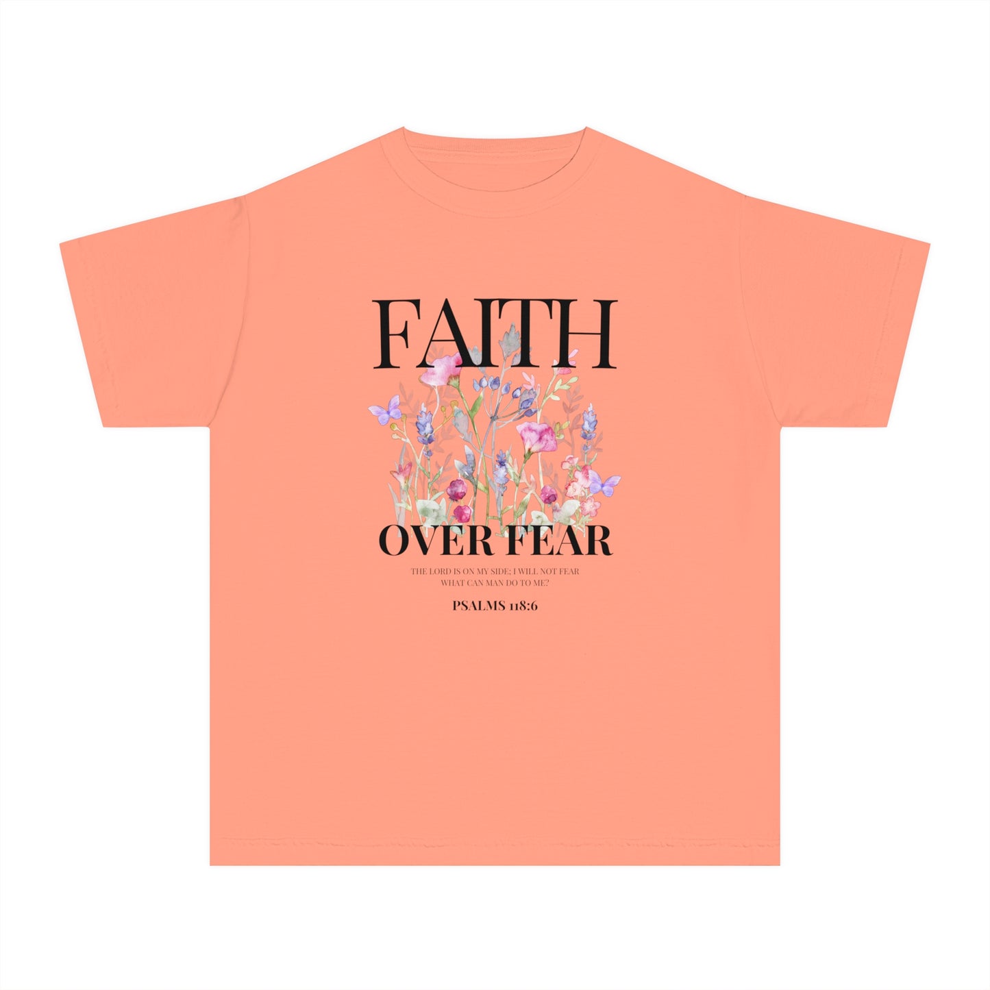 FAITH OVER FEAR YOUTH TEE