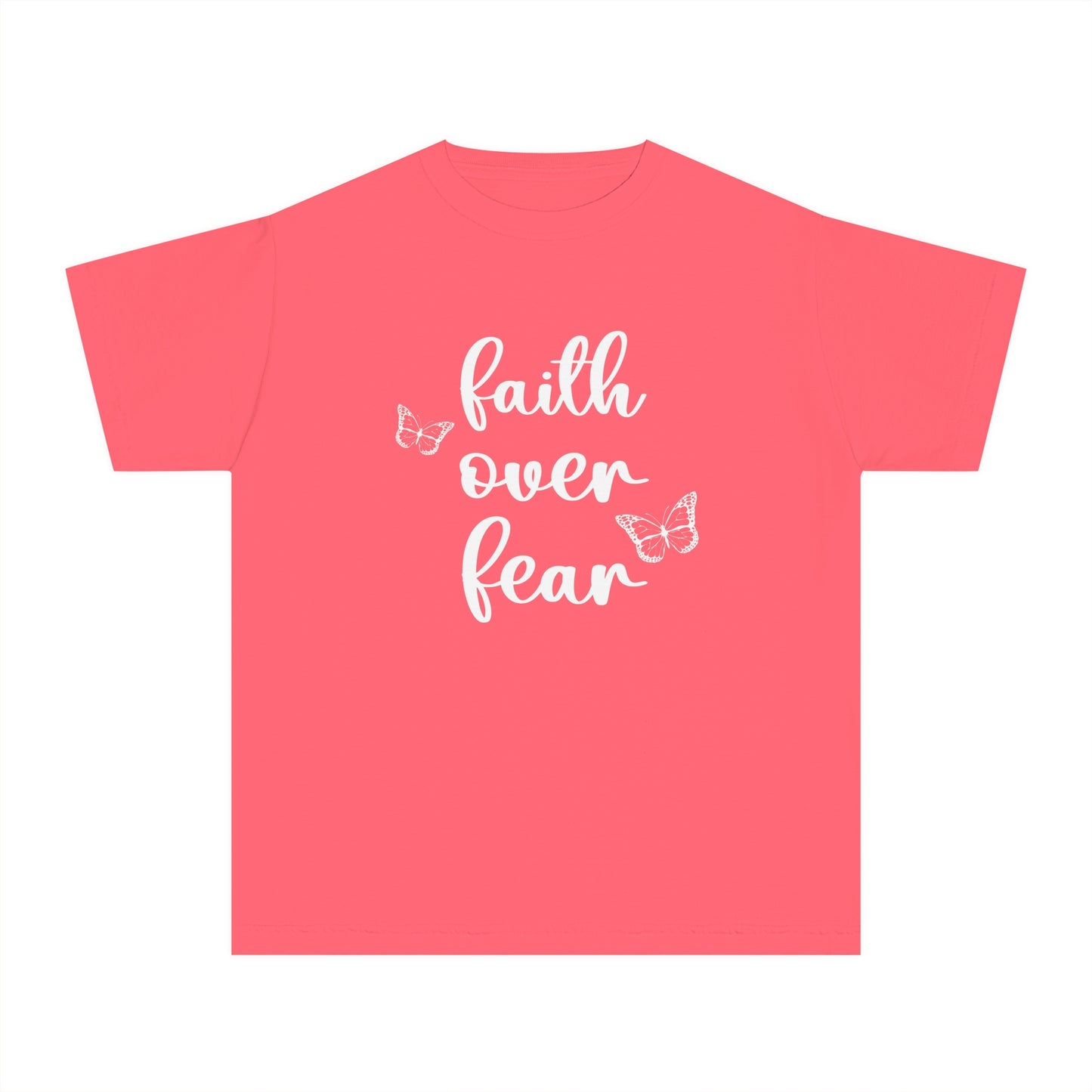 FAITH OVER FEAR YOUTH TEE