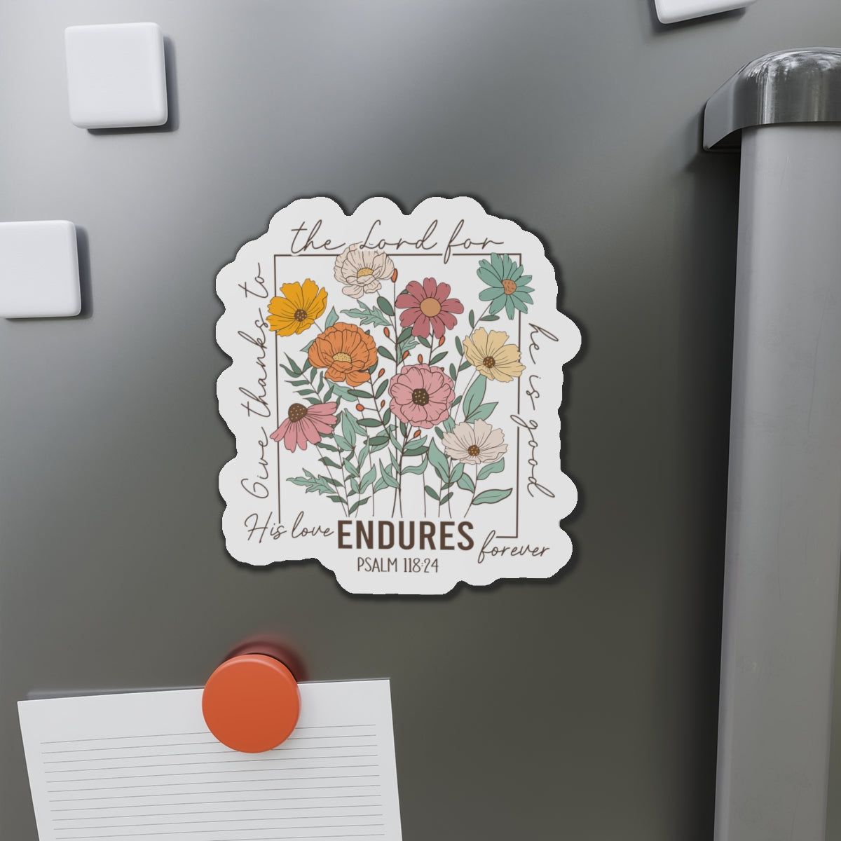 GIVE THANKS TO THE LORD STICKER