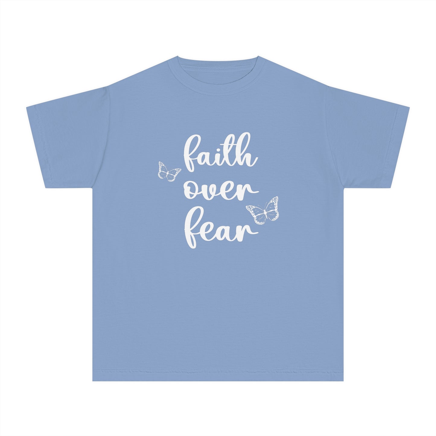 FAITH OVER FEAR YOUTH TEE