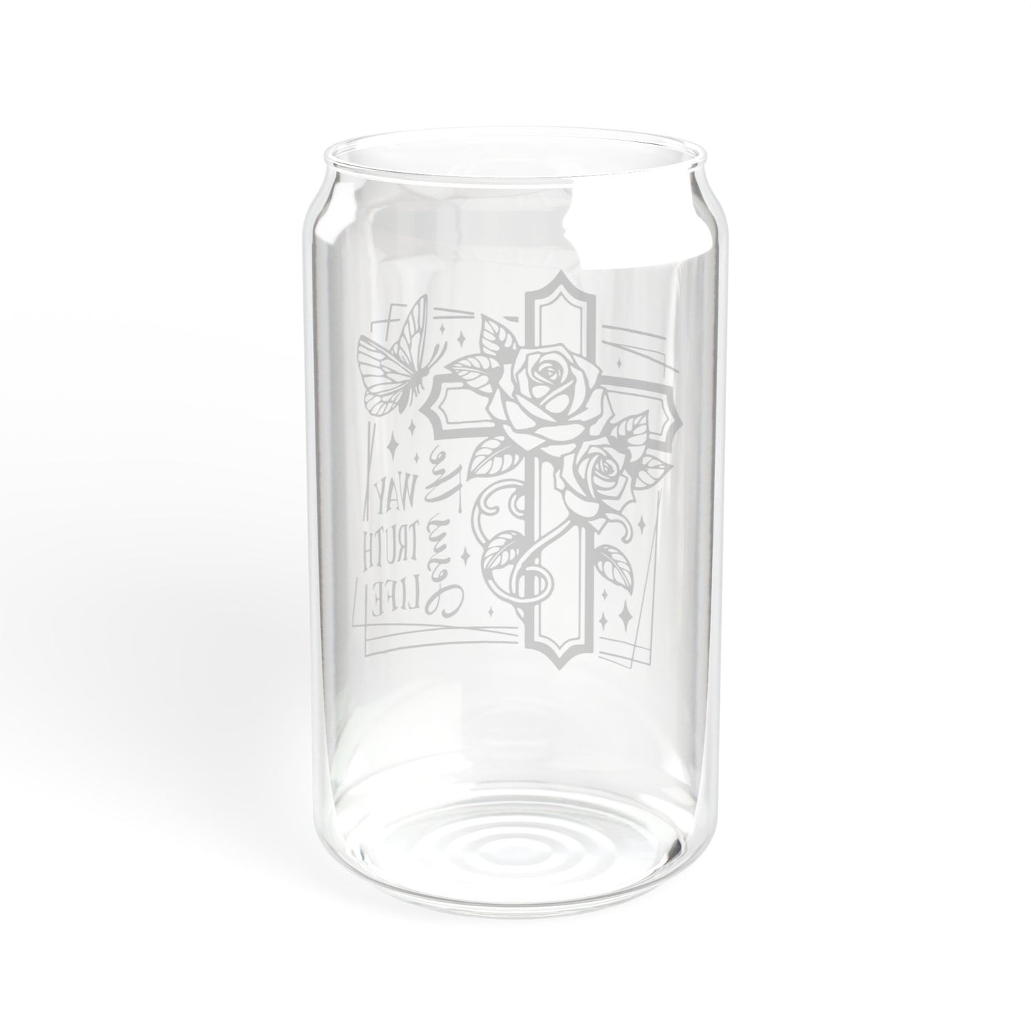 JESUS THE WAY THE TRUTH THE LIFE SIPPER GLASS