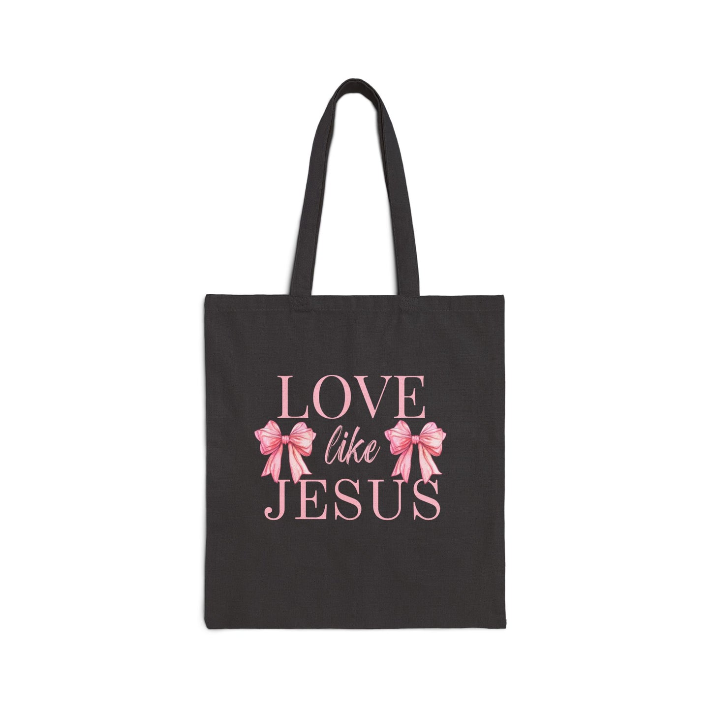LOVE LIKE JESUS CANVAS TOTE BAG
