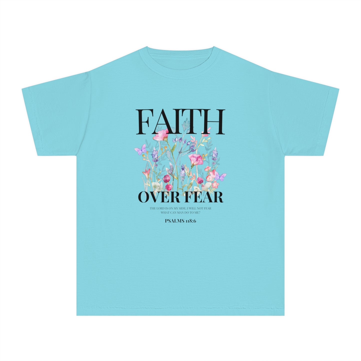 FAITH OVER FEAR YOUTH TEE