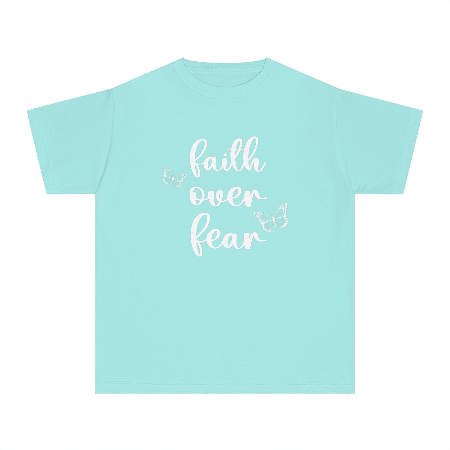 FAITH OVER FEAR YOUTH TEE