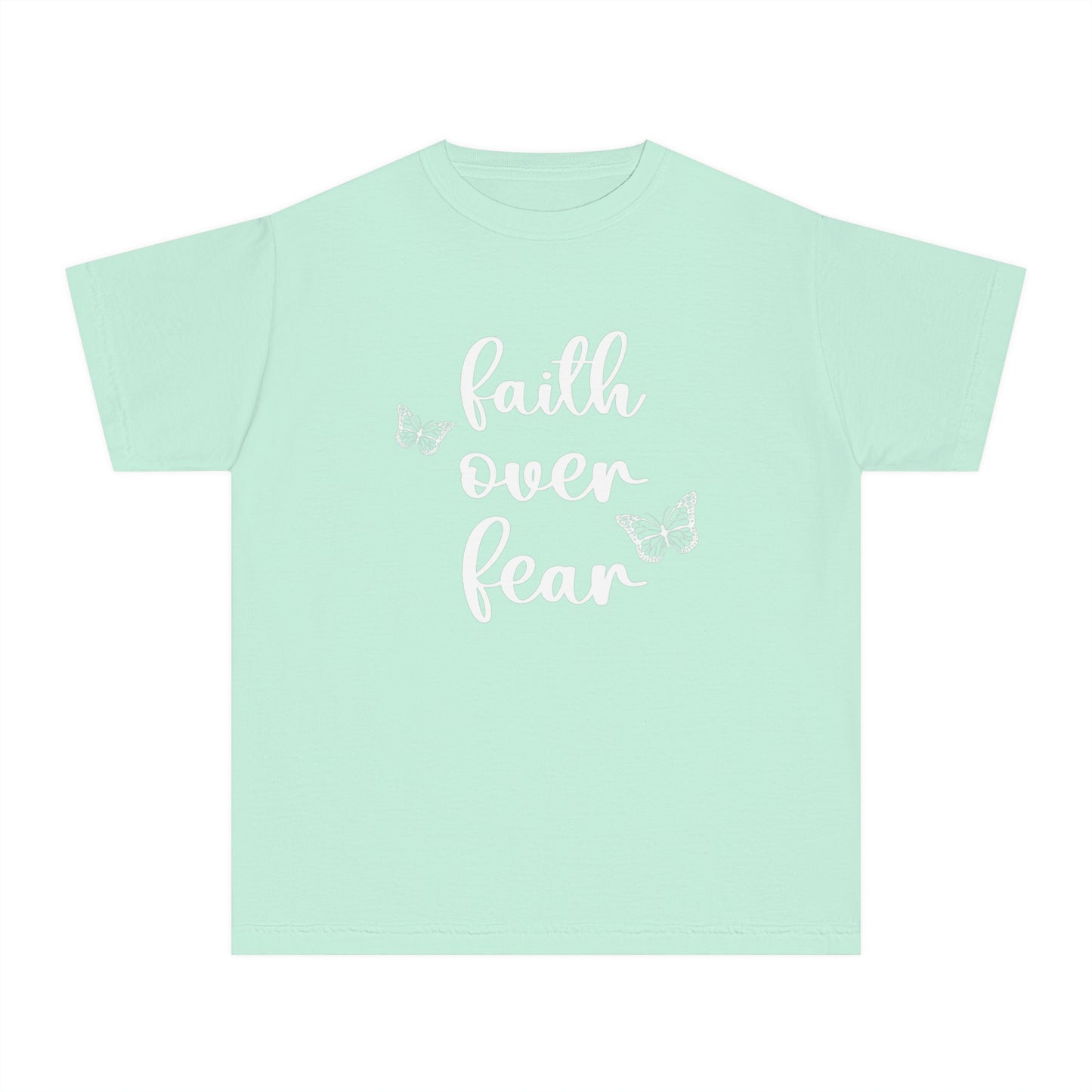 FAITH OVER FEAR YOUTH TEE