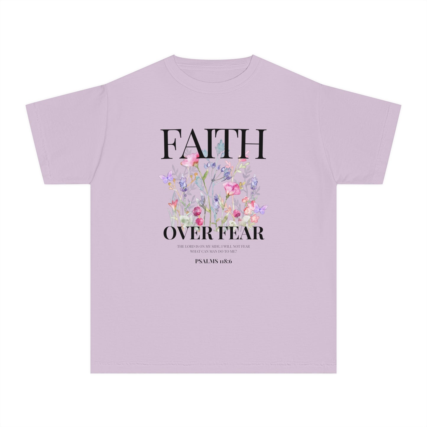 FAITH OVER FEAR YOUTH TEE