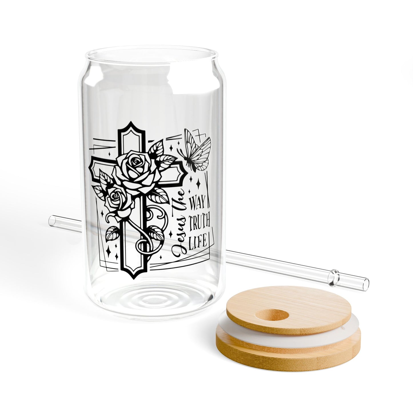JESUS THE WAY THE TRUTH THE LIFE SIPPER GLASS