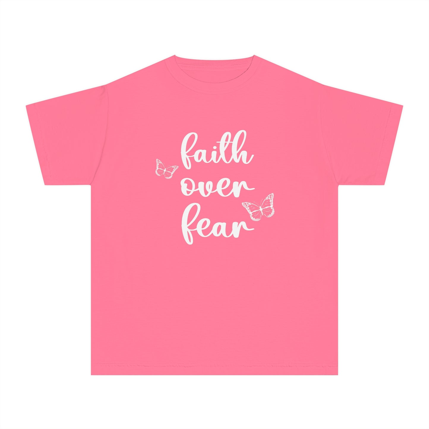 FAITH OVER FEAR YOUTH TEE