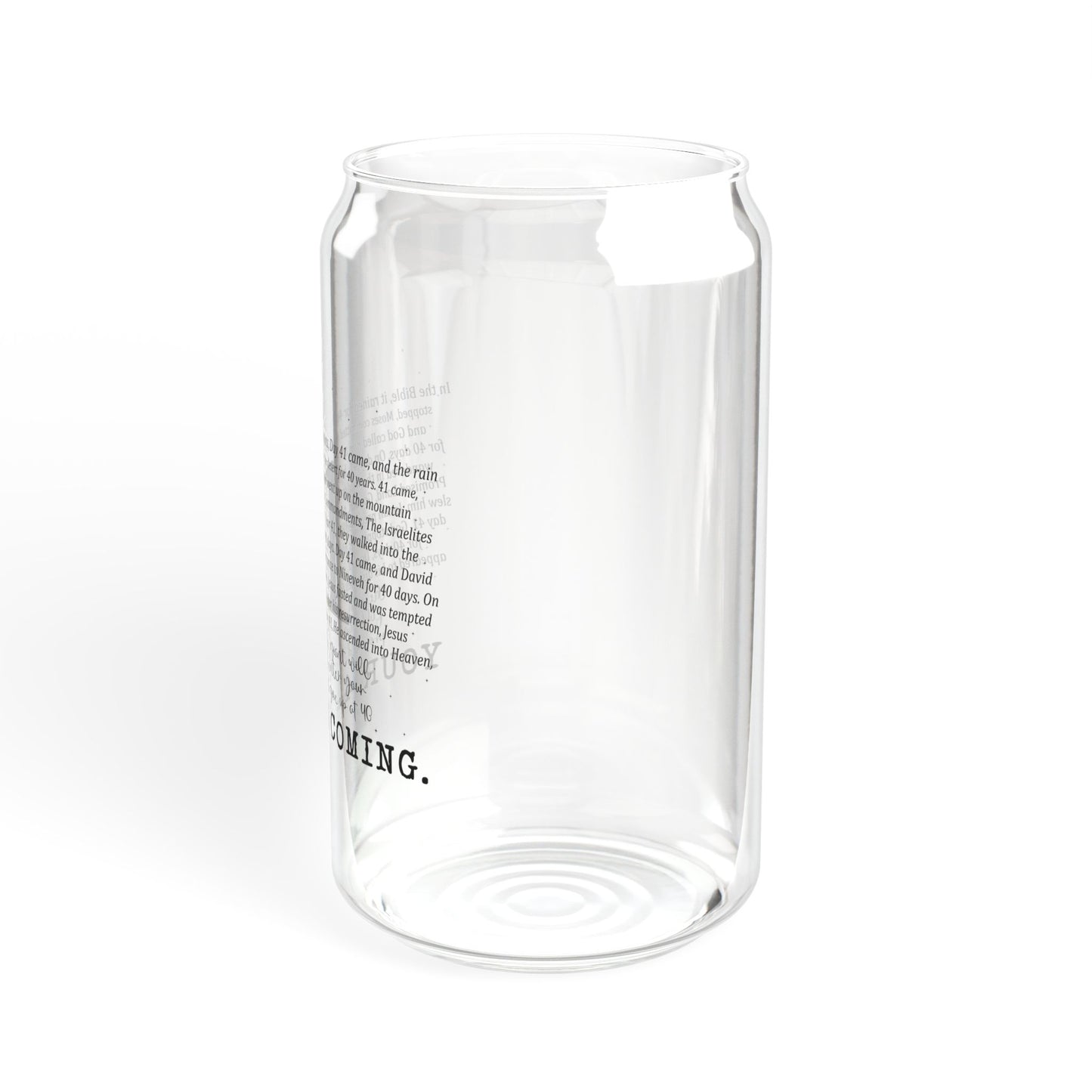 YOUR 41 IS COMING SIPPER GLASS