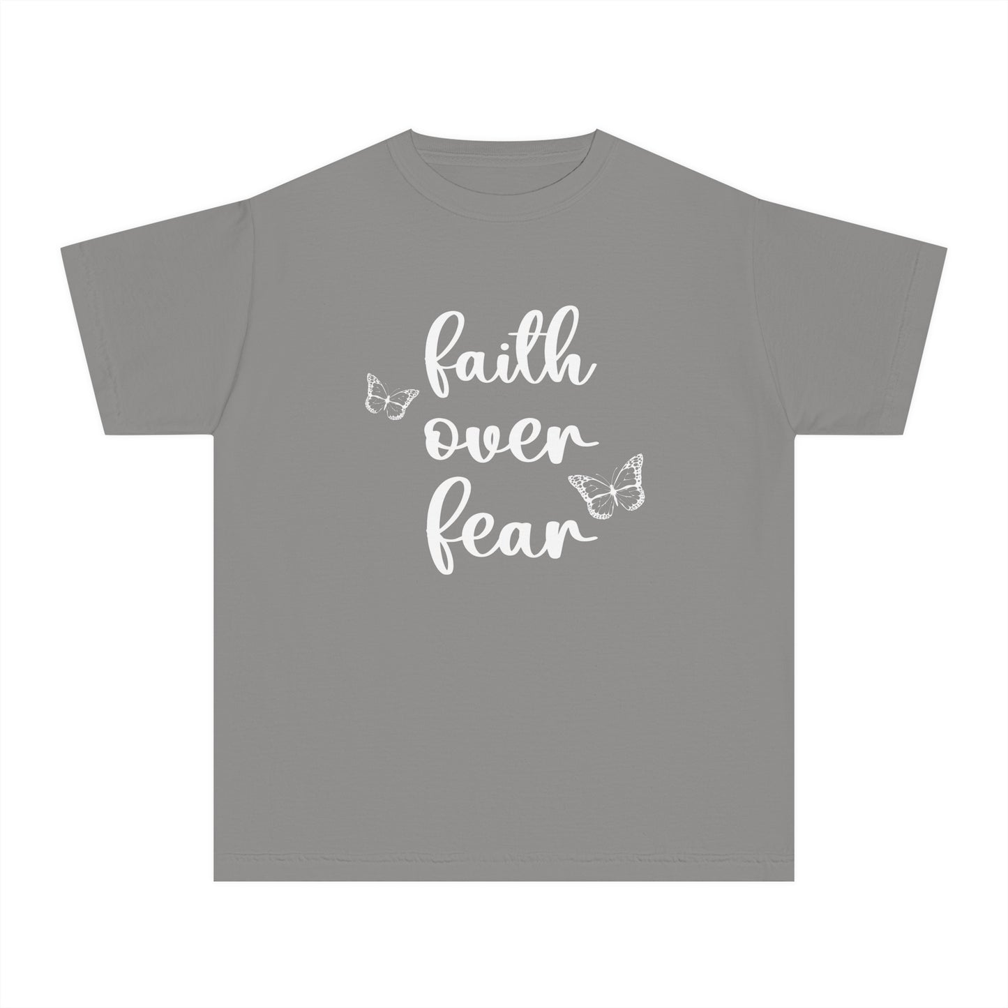 FAITH OVER FEAR YOUTH TEE