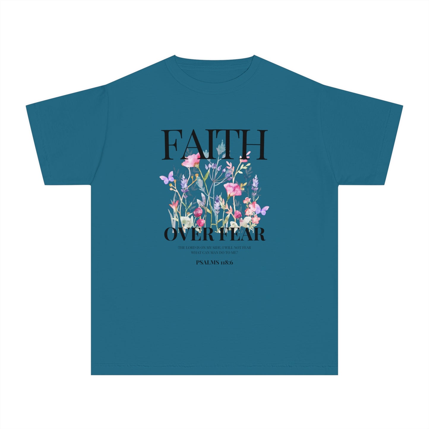 FAITH OVER FEAR YOUTH TEE
