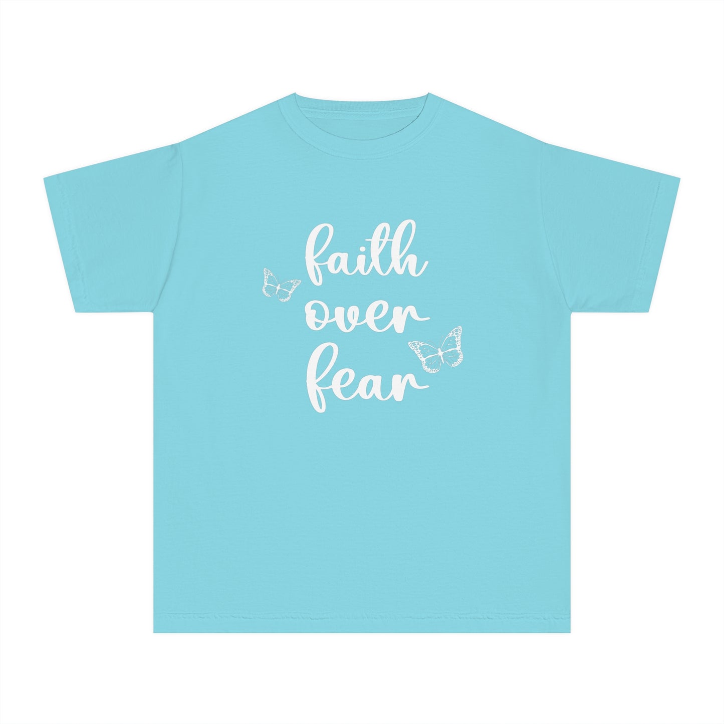 FAITH OVER FEAR YOUTH TEE