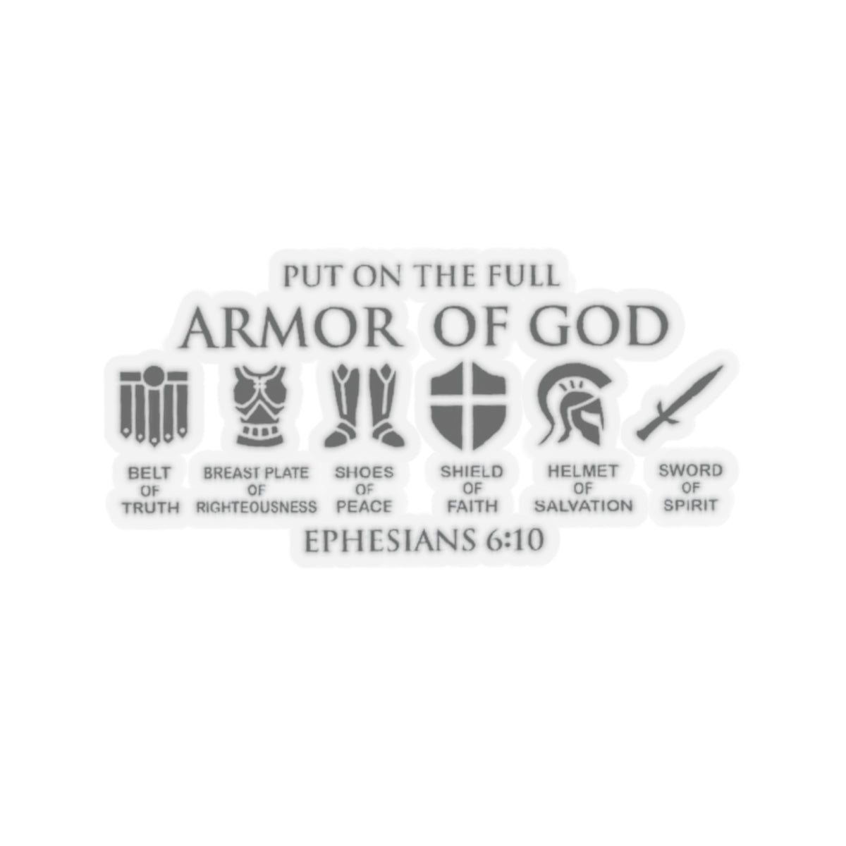 ARMOR OF GOD STICKER