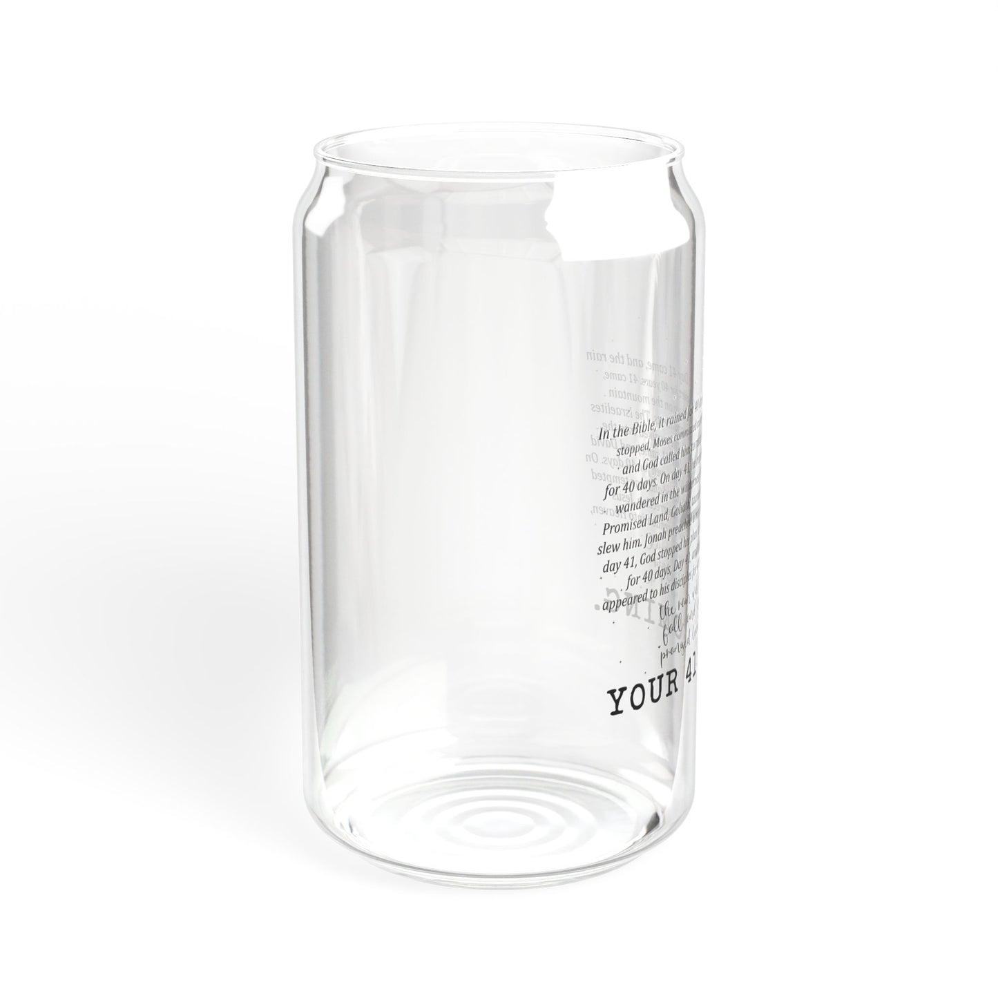 YOUR 41 IS COMING SIPPER GLASS