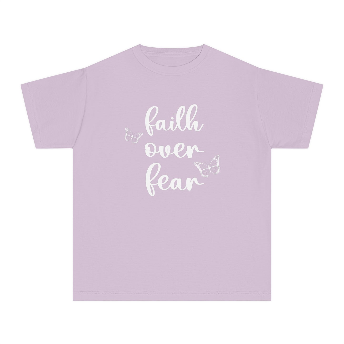 FAITH OVER FEAR YOUTH TEE
