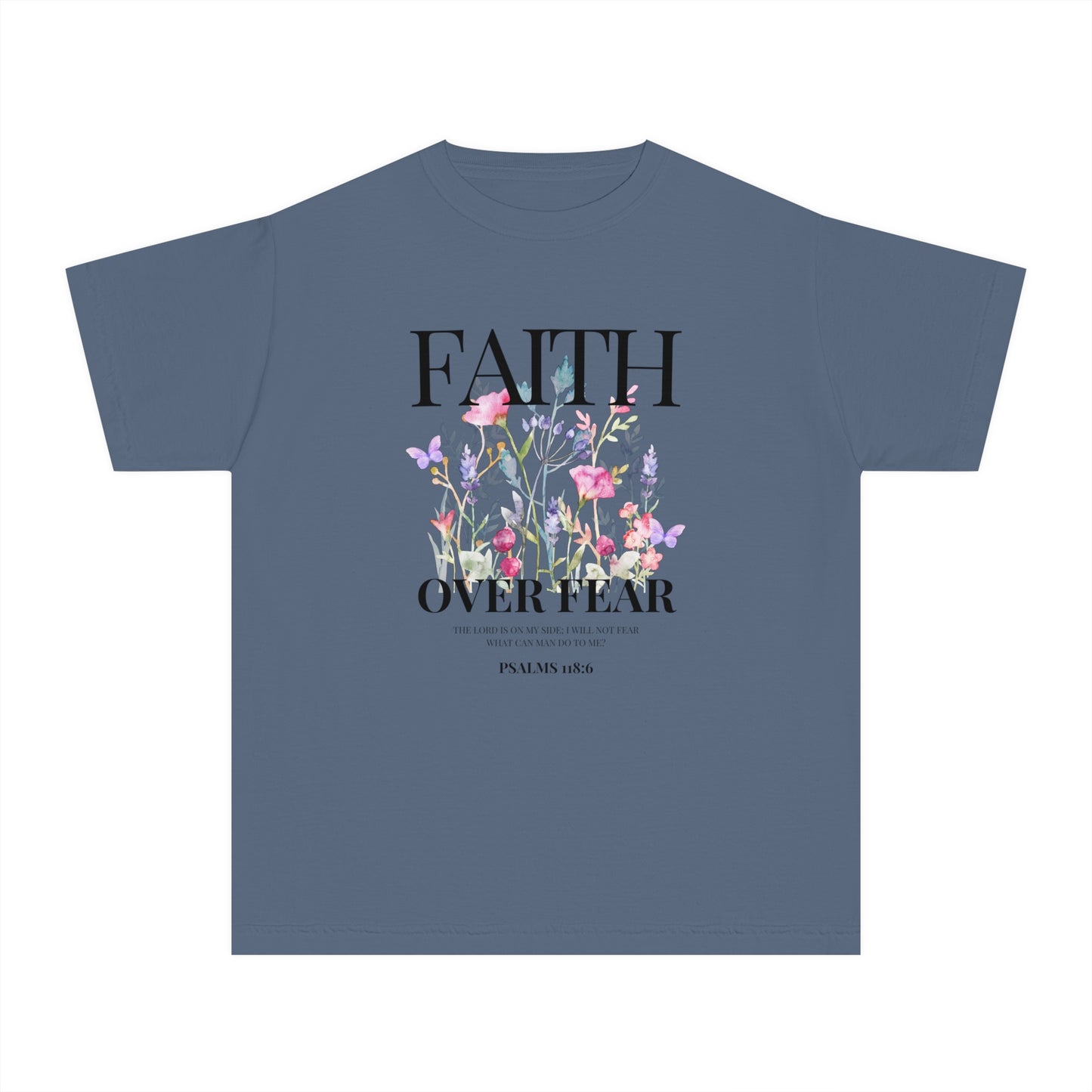 FAITH OVER FEAR YOUTH TEE