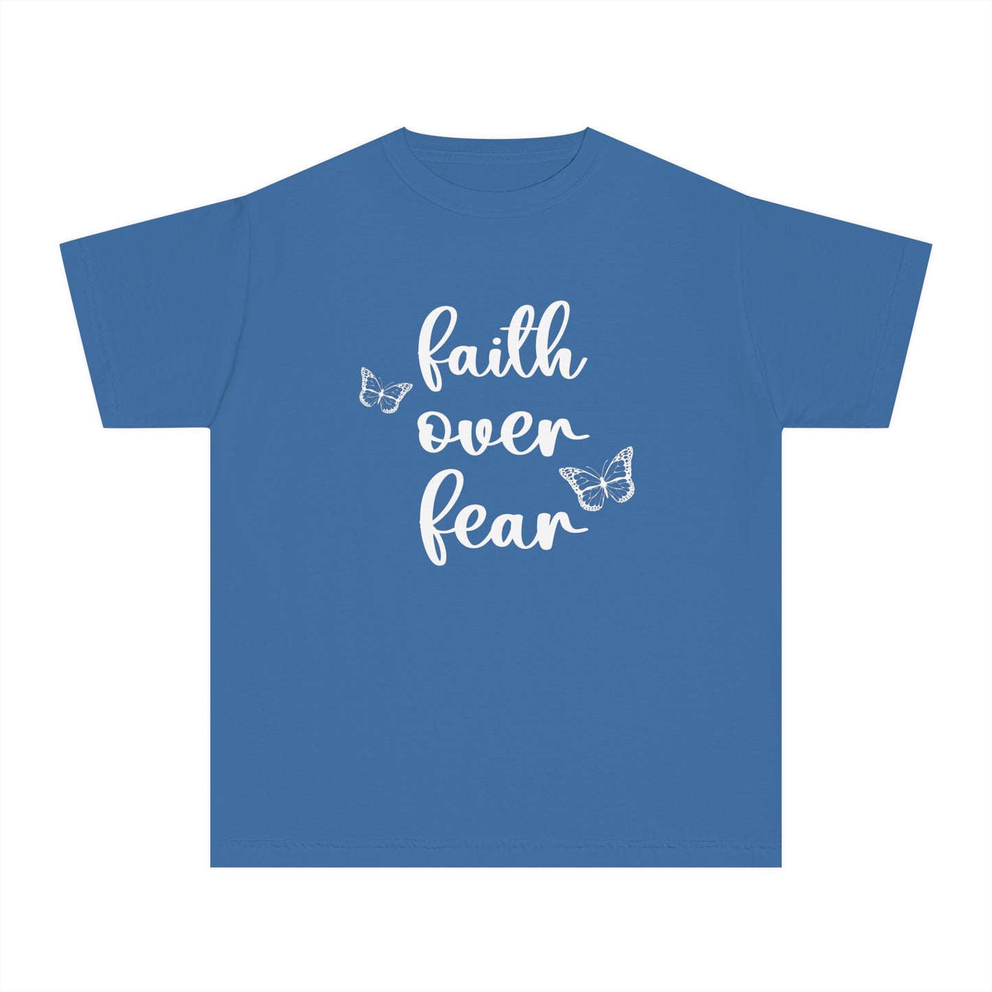 FAITH OVER FEAR YOUTH TEE