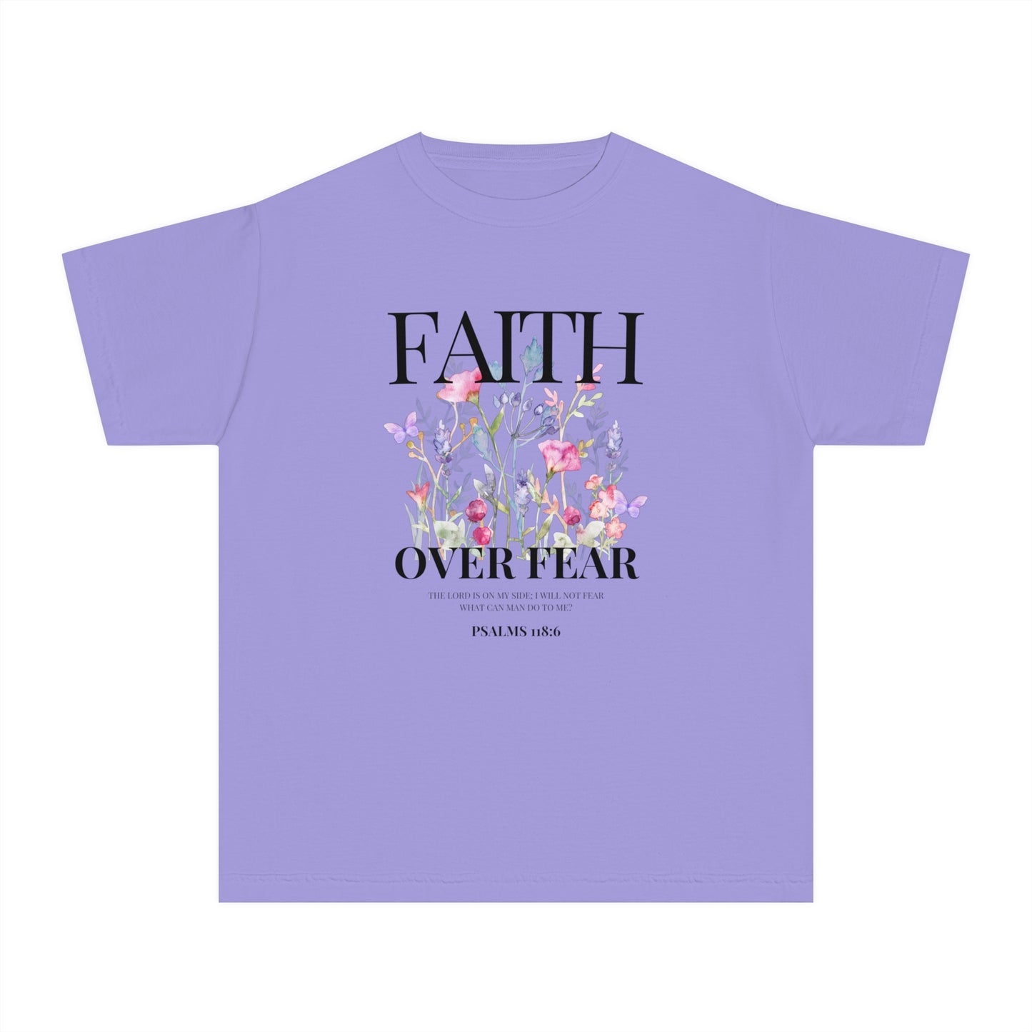 FAITH OVER FEAR YOUTH TEE