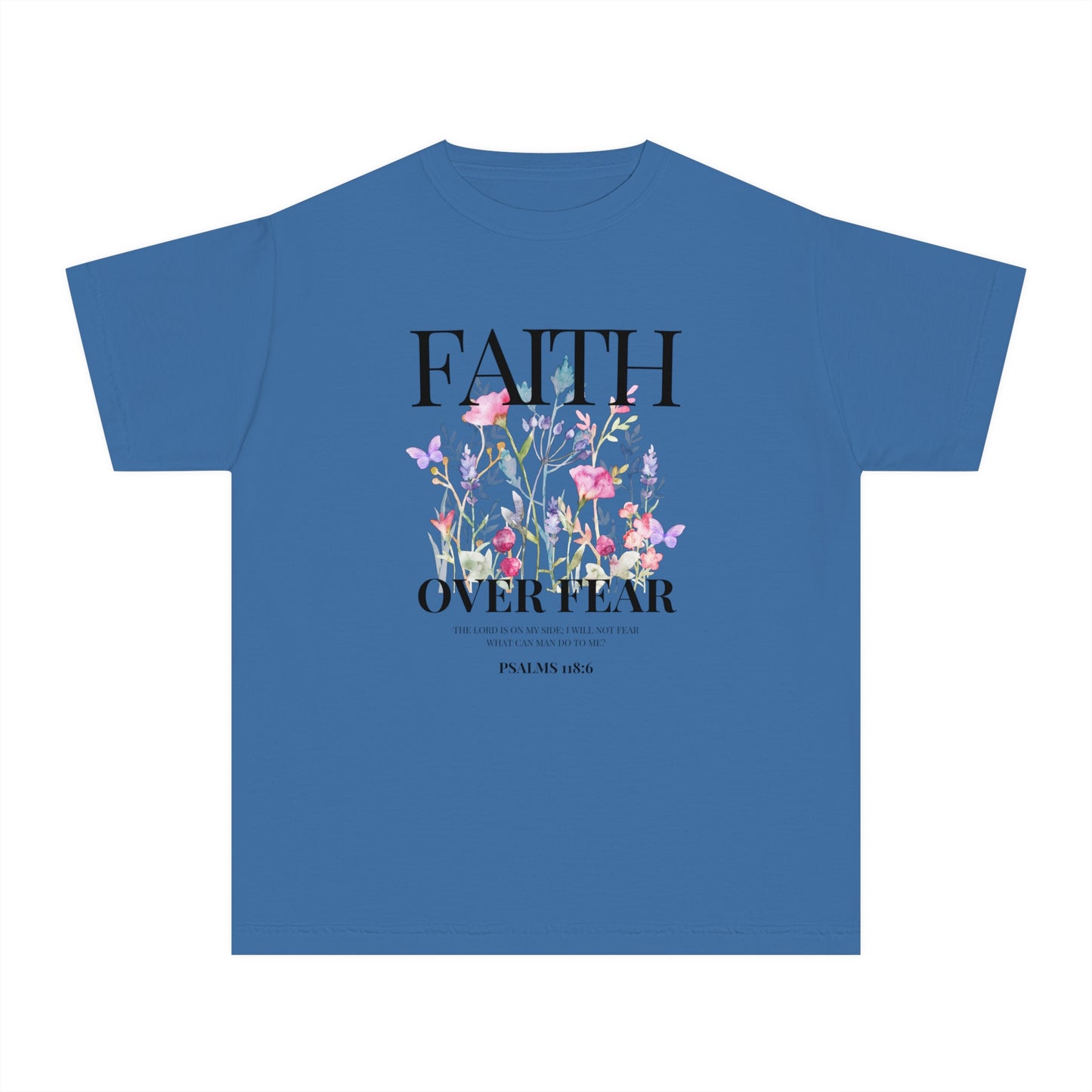 FAITH OVER FEAR YOUTH TEE