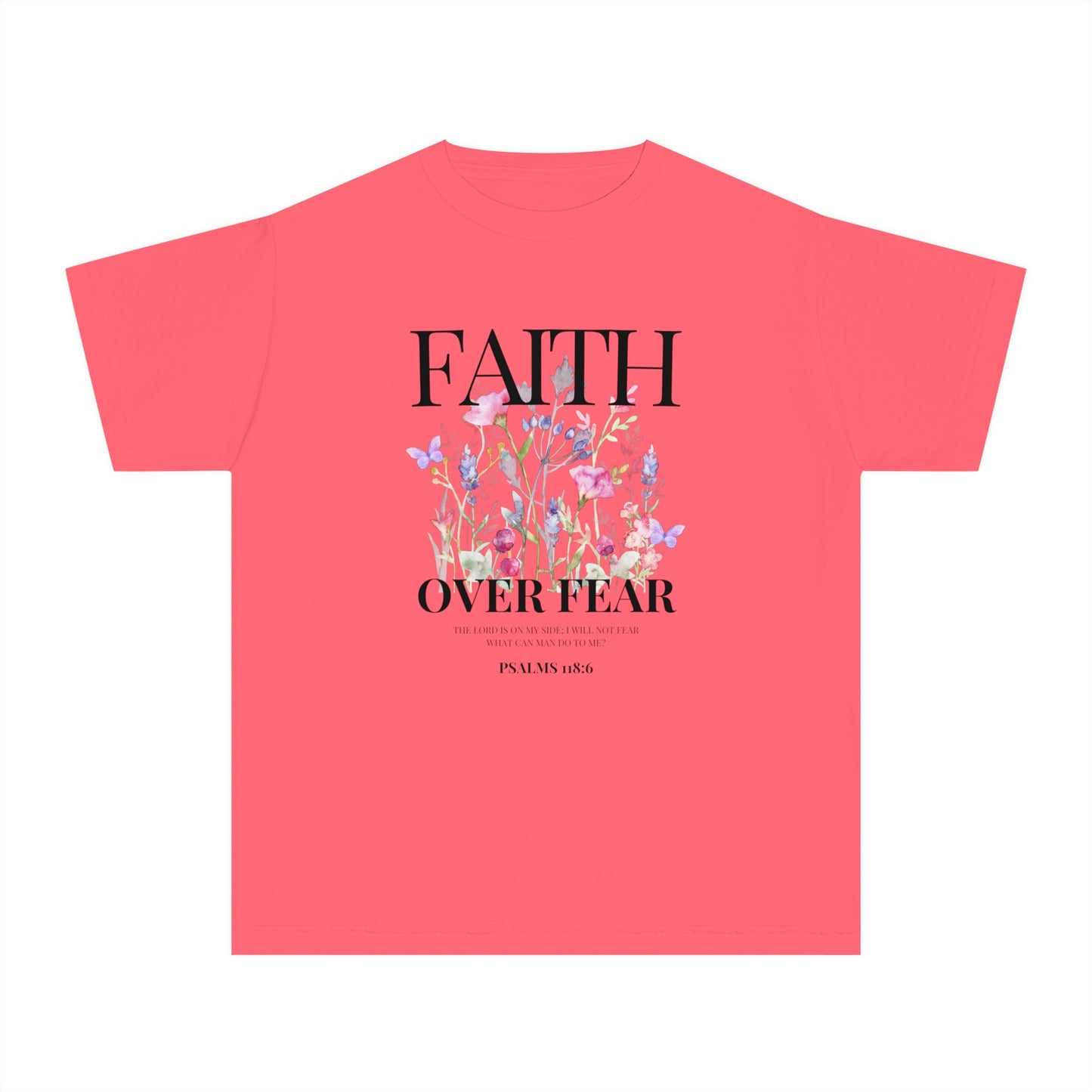 FAITH OVER FEAR YOUTH TEE