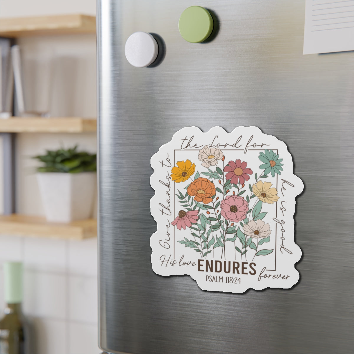 GIVE THANKS TO THE LORD STICKER