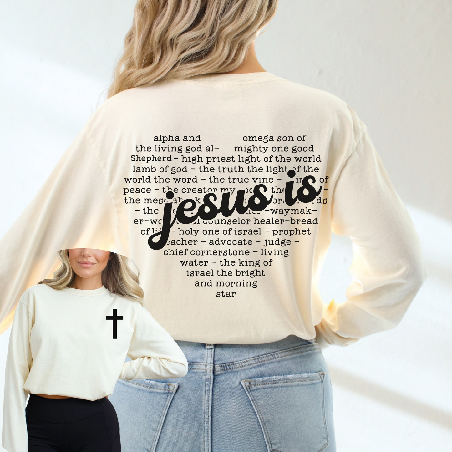JESUS LONG SLEEVE TEE