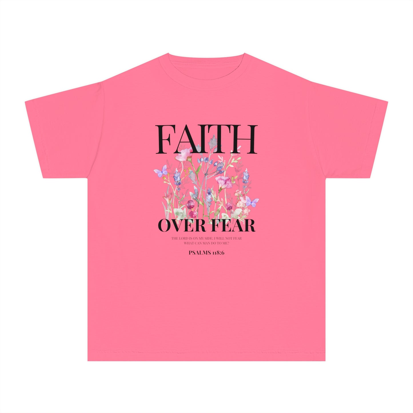 FAITH OVER FEAR YOUTH TEE