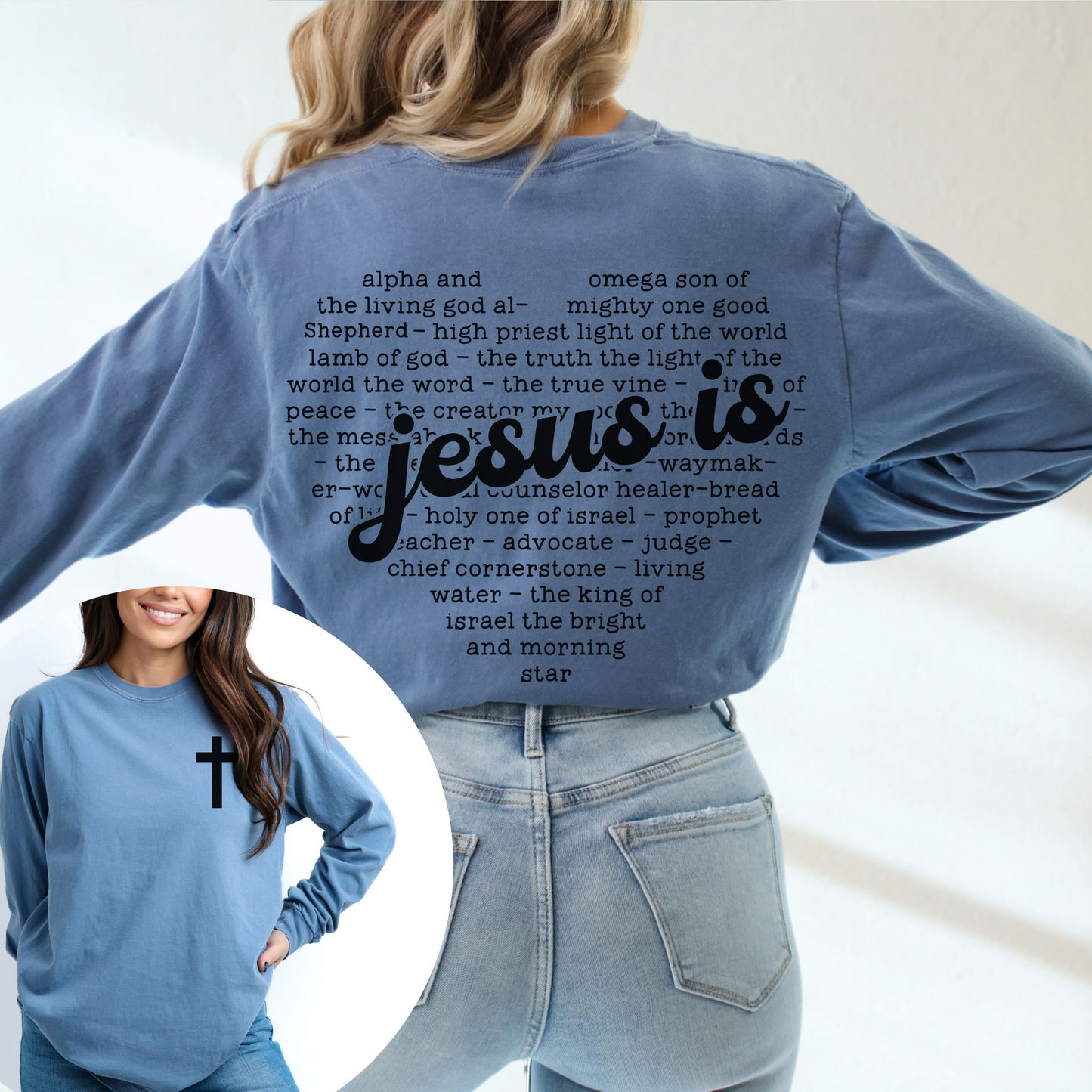 JESUS LONG SLEEVE TEE