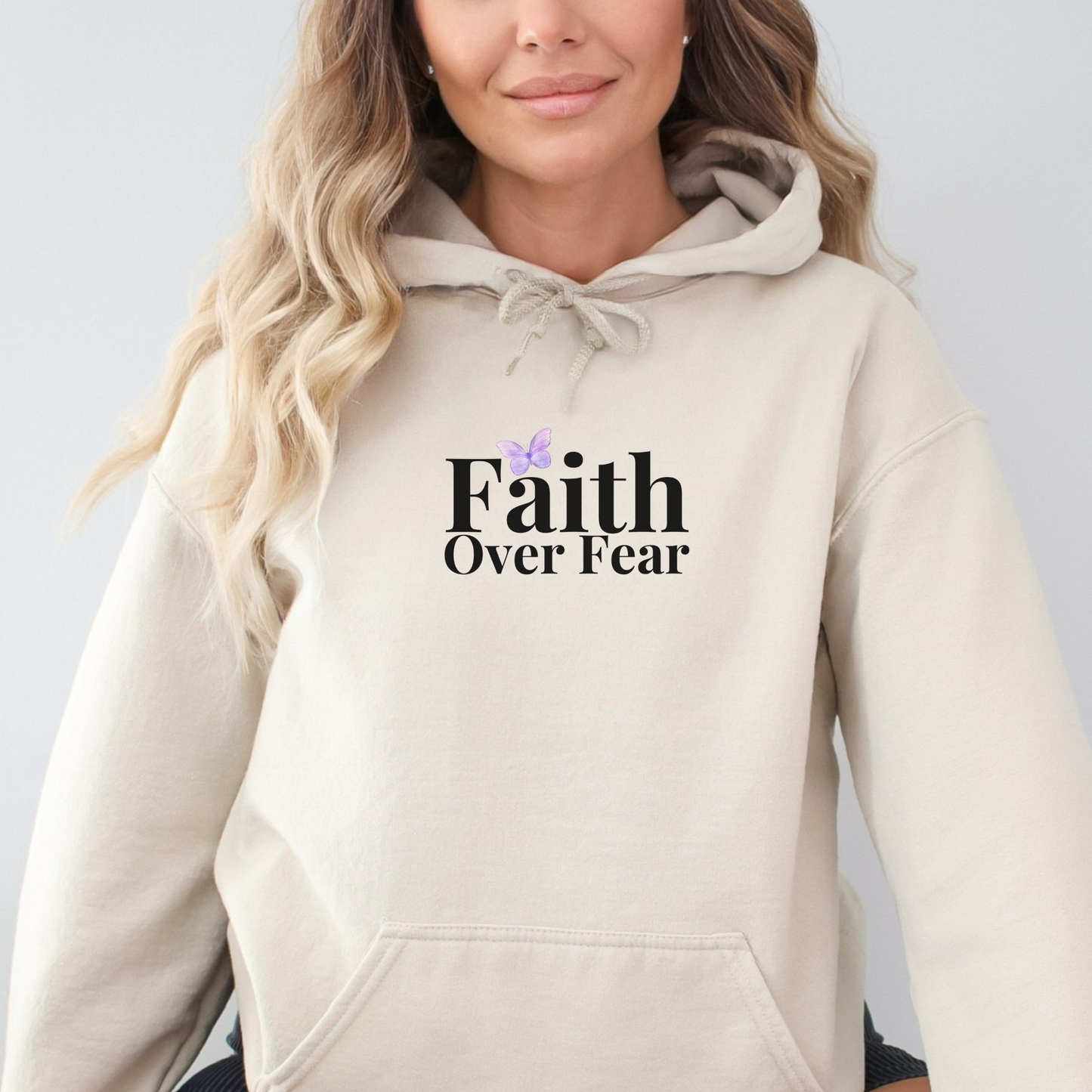 FAITH OVER FEAR UNISEX HOODIE