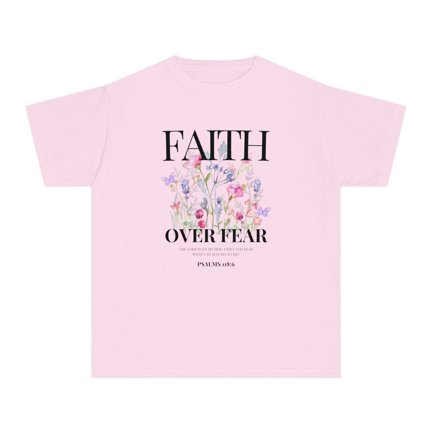 FAITH OVER FEAR YOUTH TEE