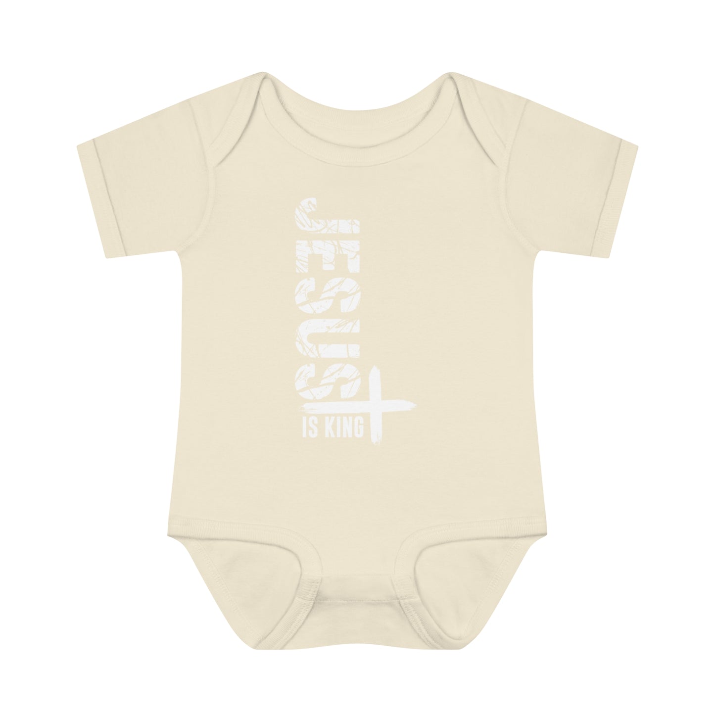 JESUS IS KING BABY BODYSUIT