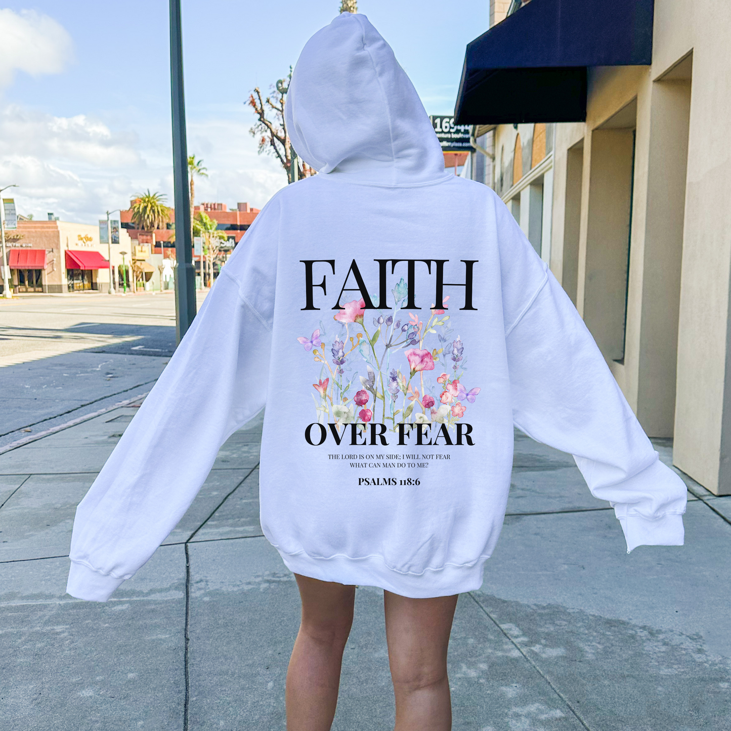 FAITH OVER FEAR UNISEX HOODIE