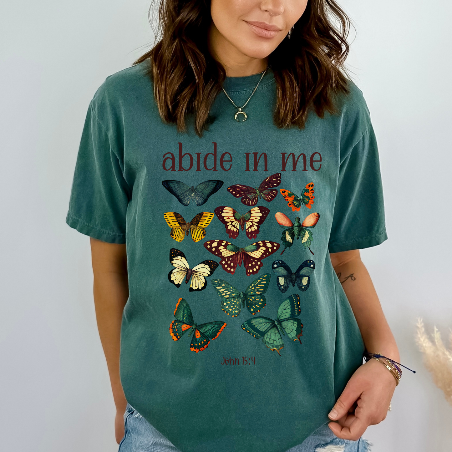 ABIDE IN ME UNISEX TEE