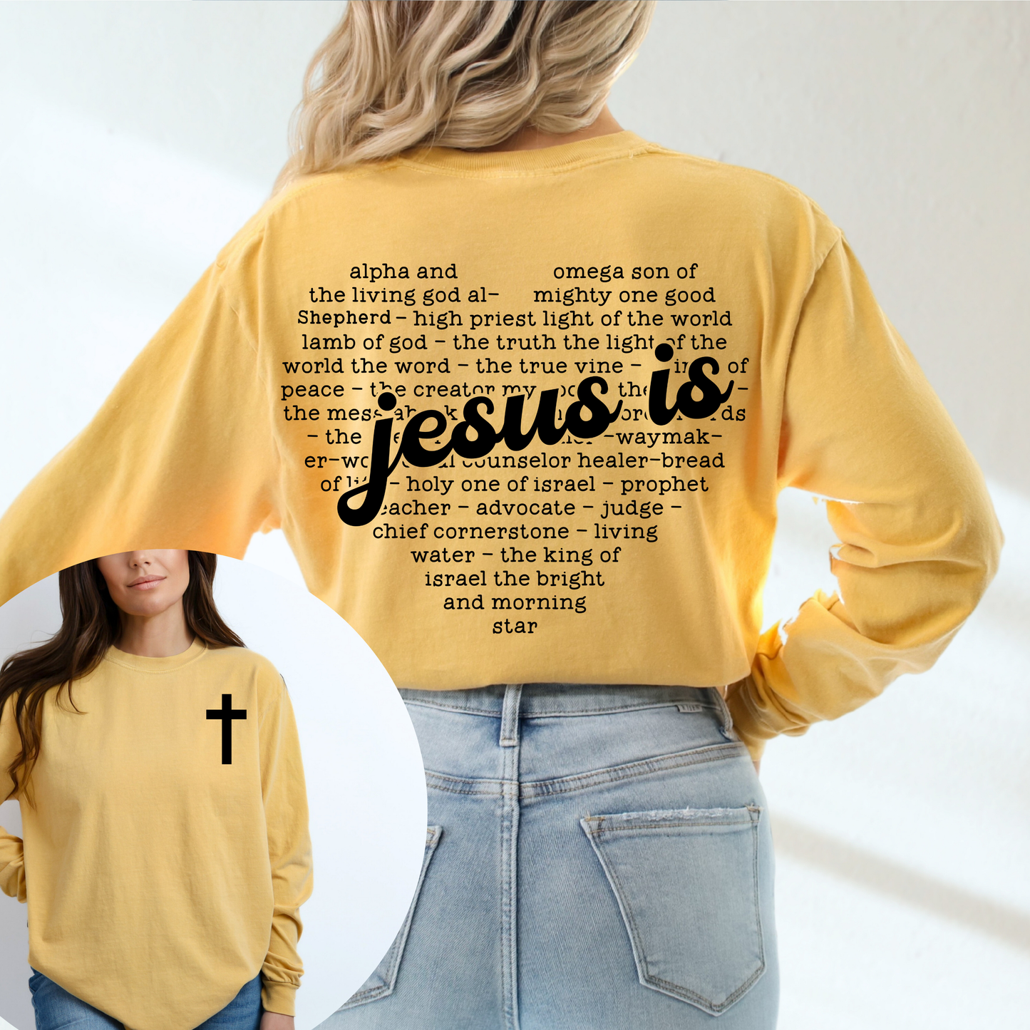 JESUS LONG SLEEVE TEE