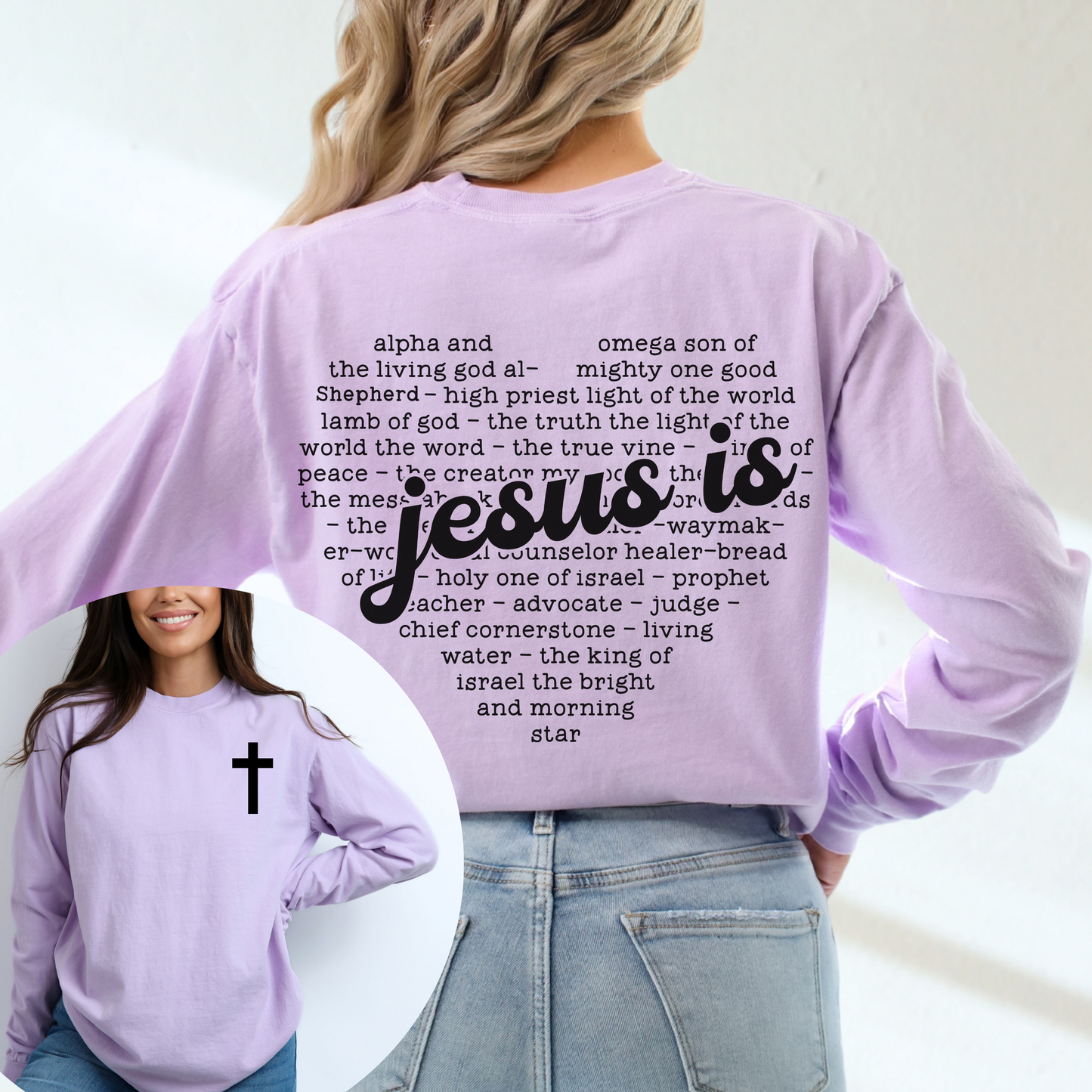 JESUS LONG SLEEVE TEE