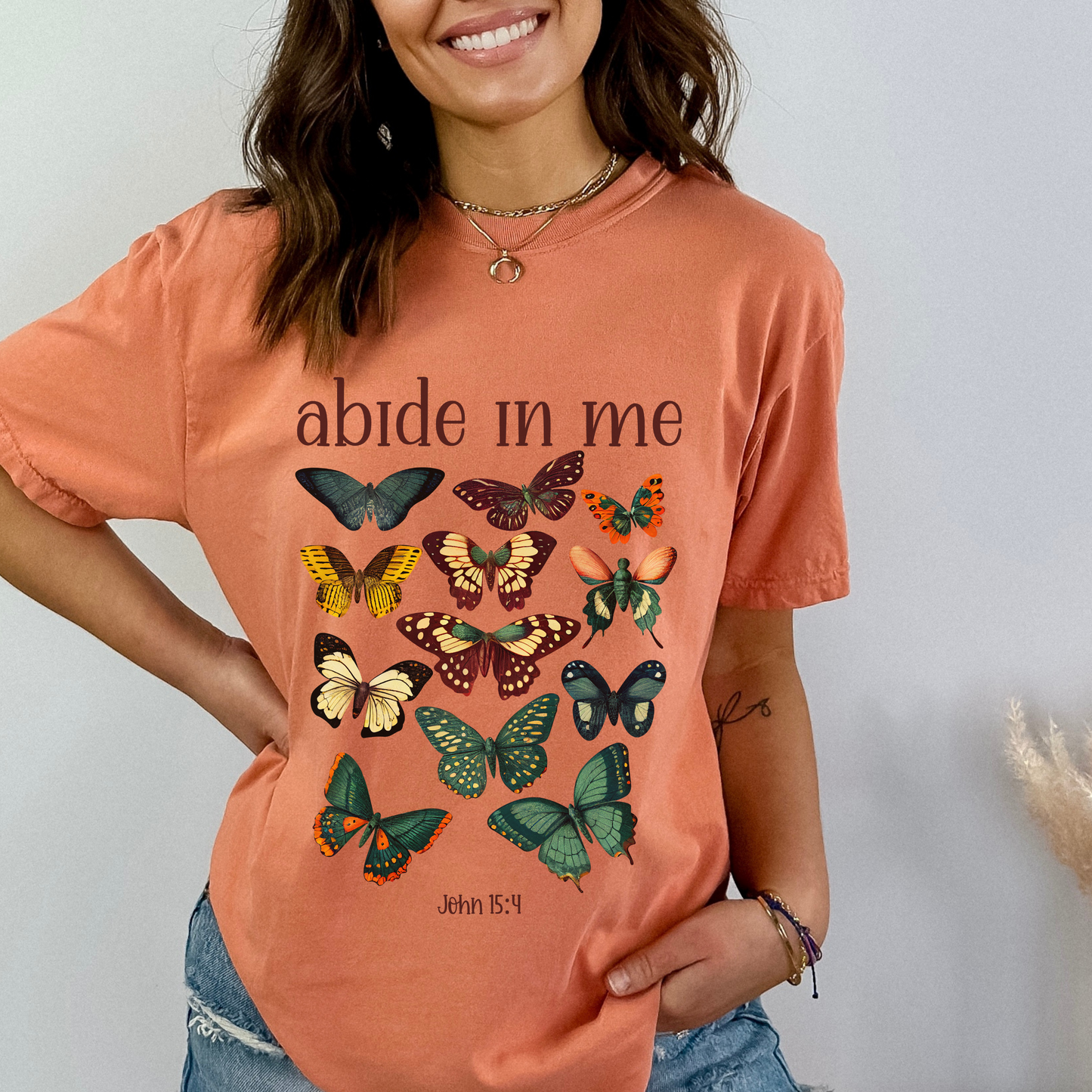 ABIDE IN ME UNISEX TEE