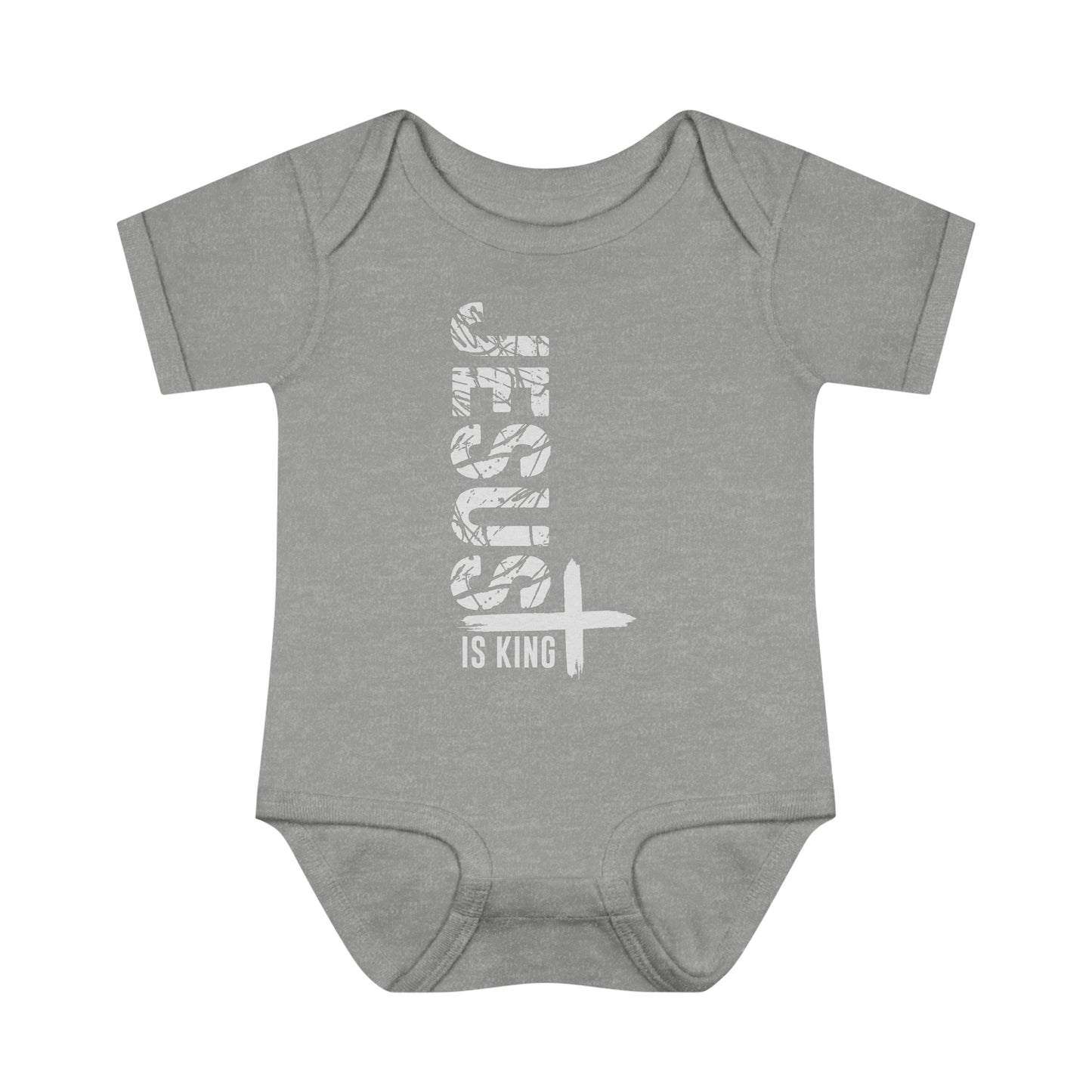 JESUS IS KING BABY BODYSUIT