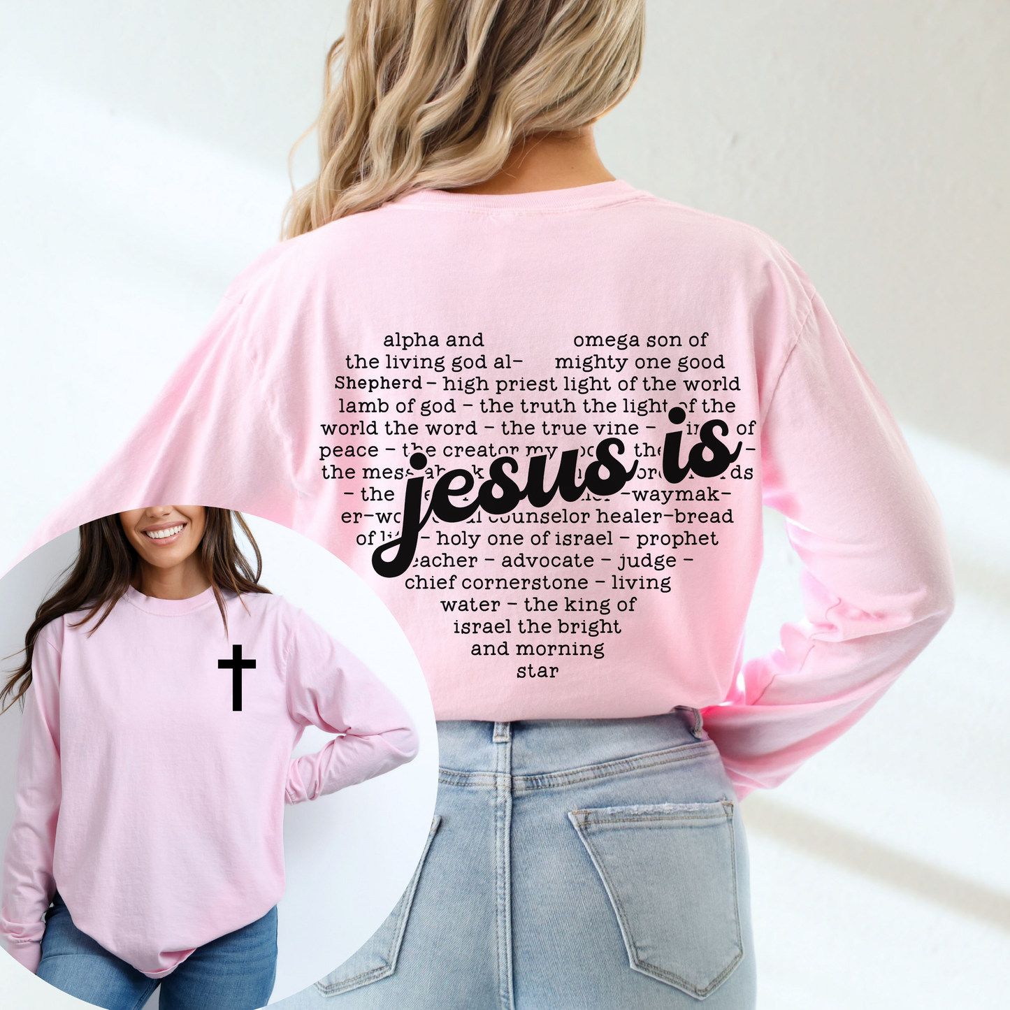 JESUS LONG SLEEVE TEE