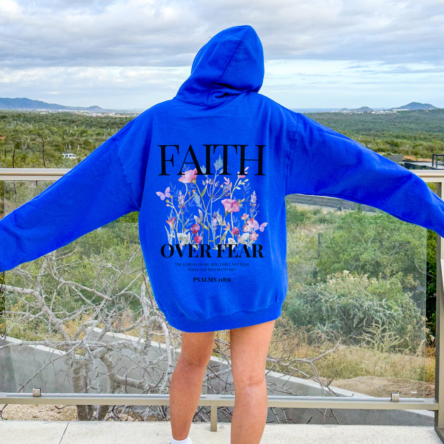 FAITH OVER FEAR UNISEX HOODIE