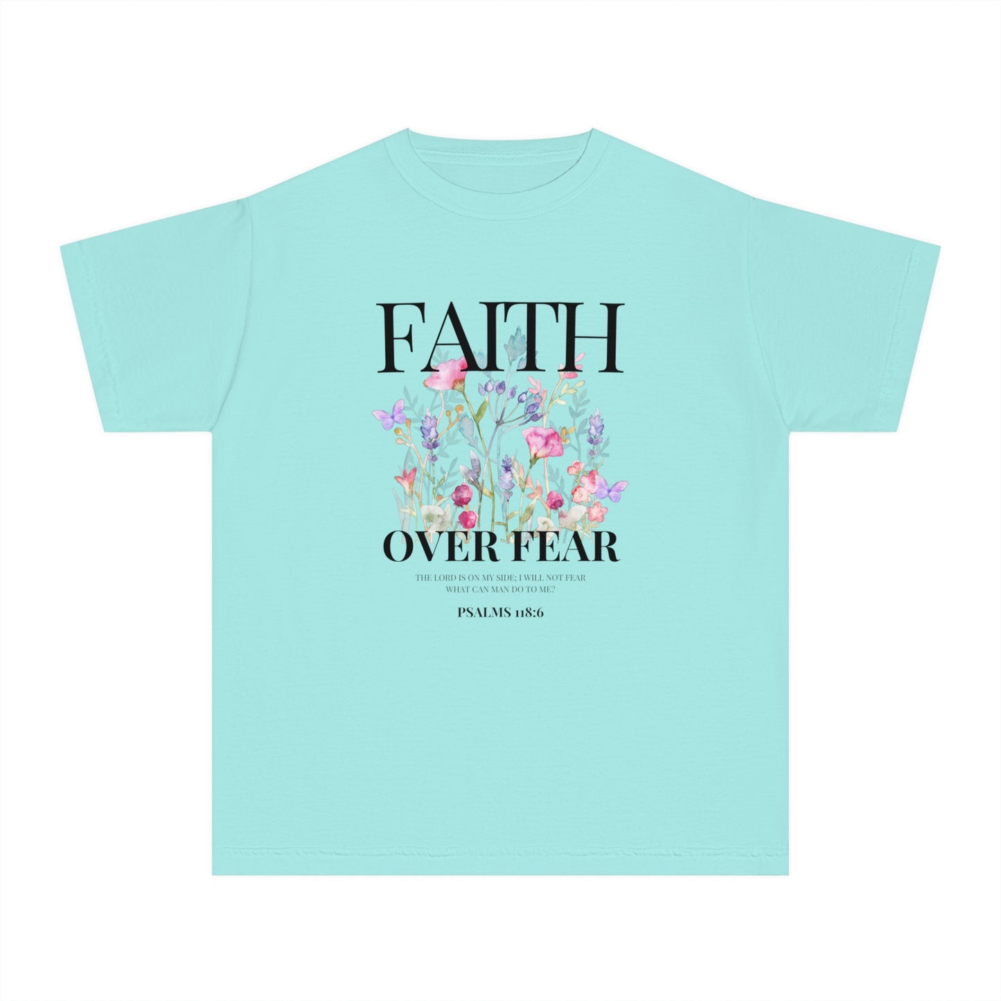 FAITH OVER FEAR YOUTH TEE