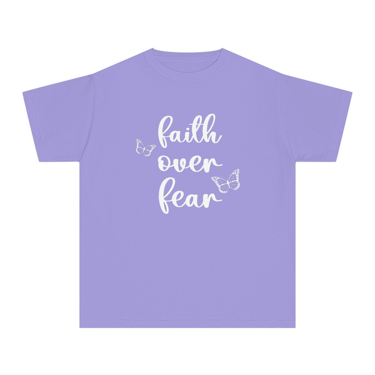 FAITH OVER FEAR YOUTH TEE