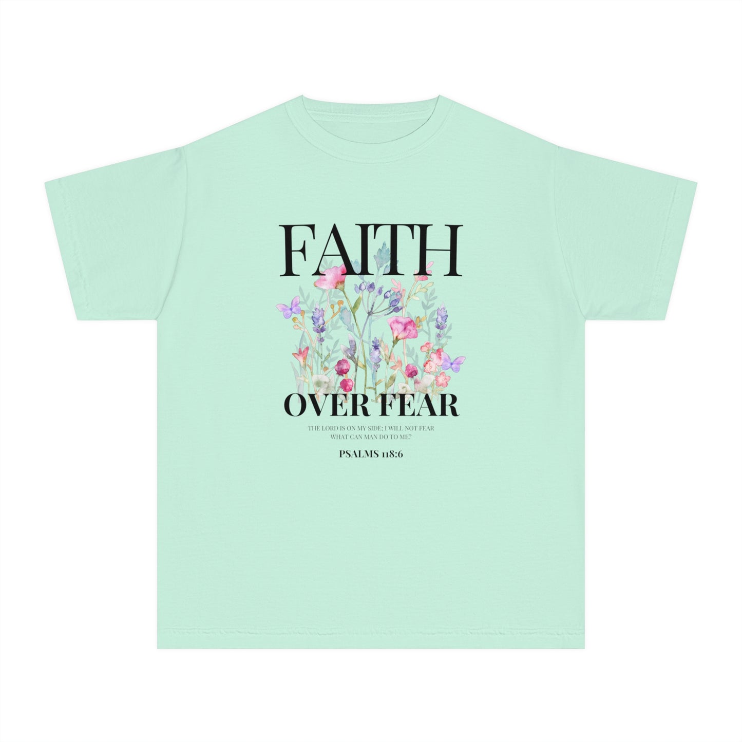 FAITH OVER FEAR YOUTH TEE