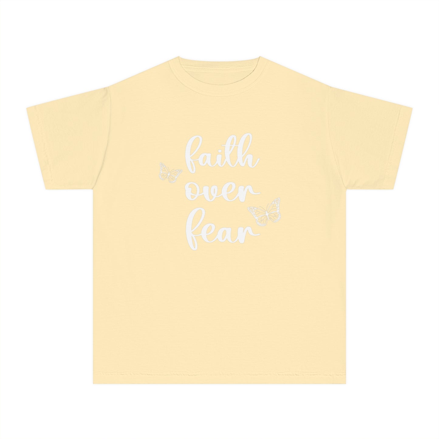 FAITH OVER FEAR YOUTH TEE