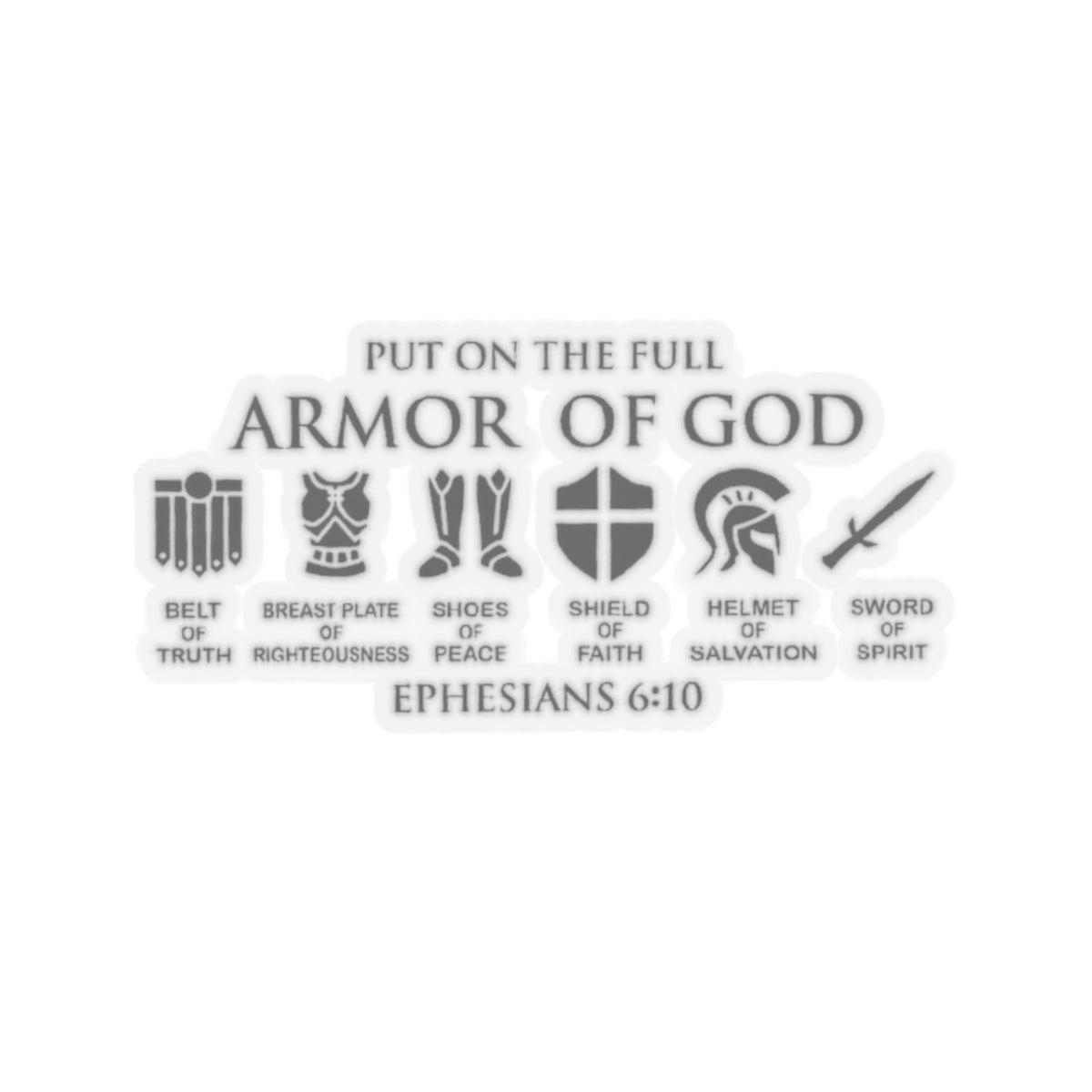 ARMOR OF GOD STICKER