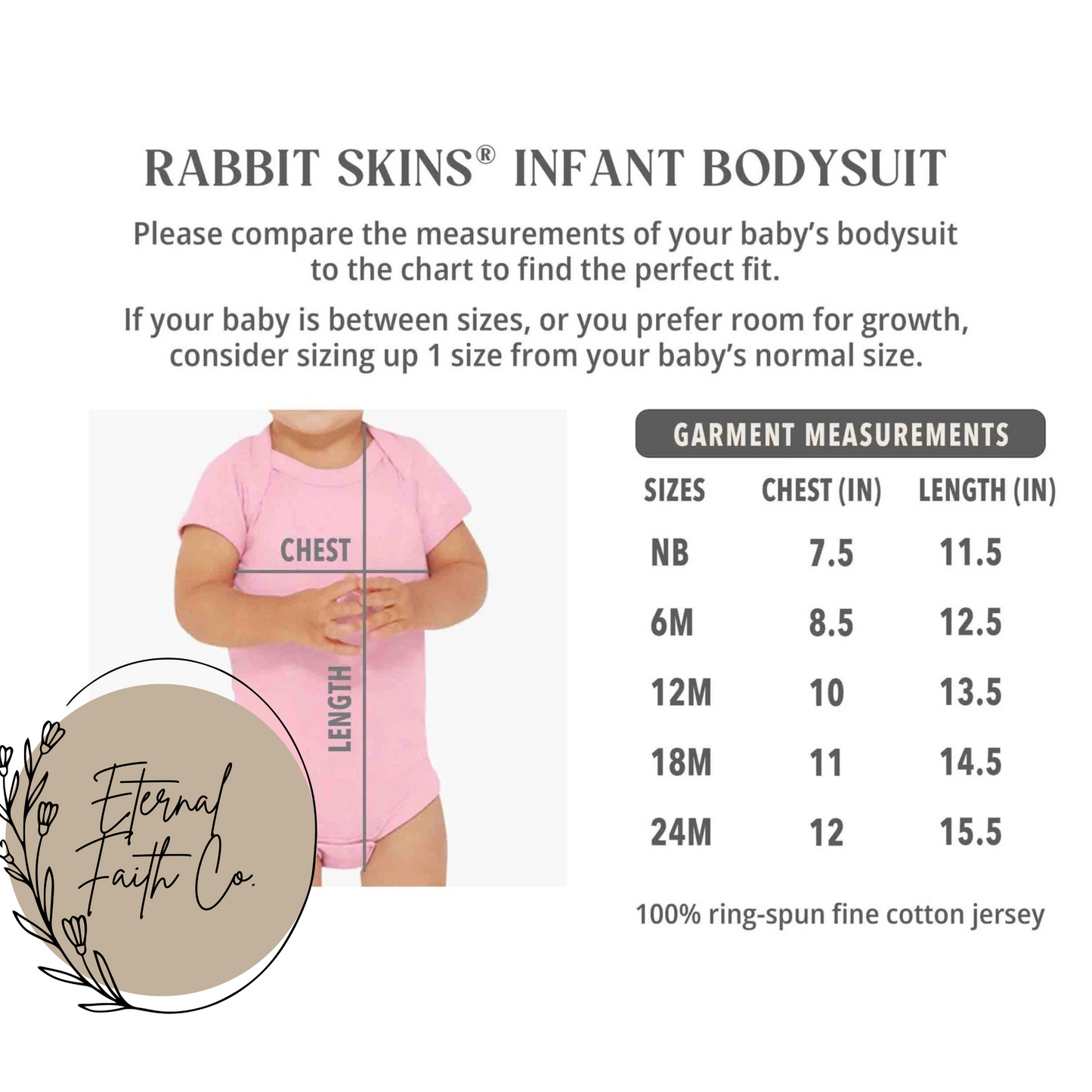 FAITH OVER FEAR BABY BODYSUIT
