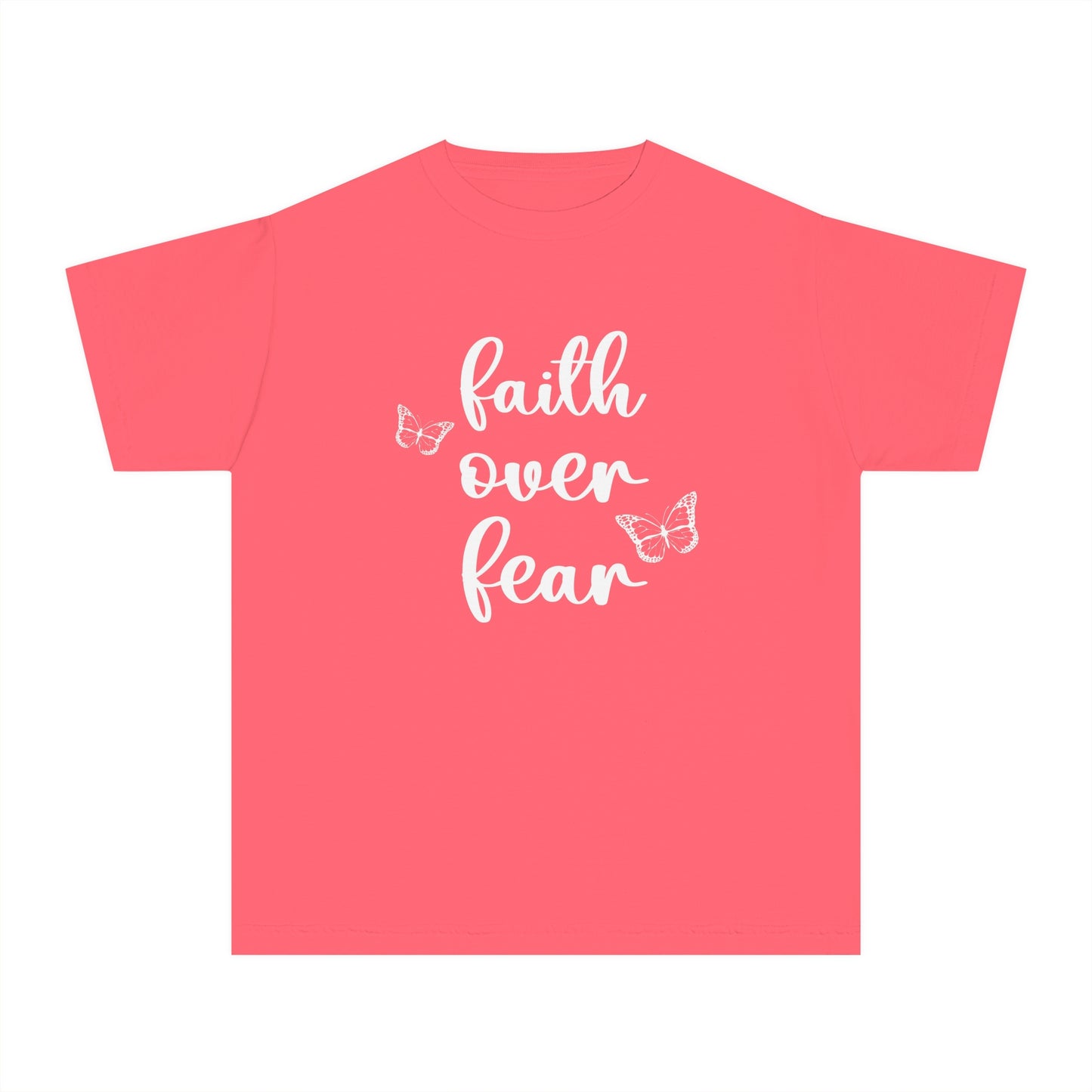 FAITH OVER FEAR YOUTH TEE