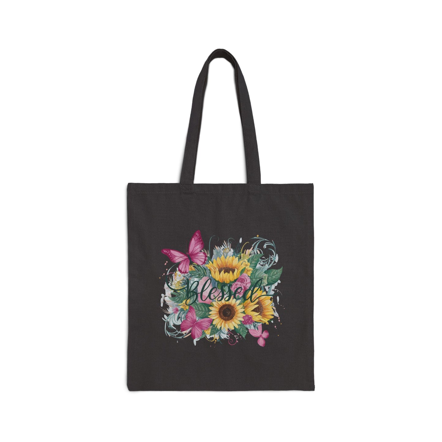 BLESSED CANVAS TOTE BAG