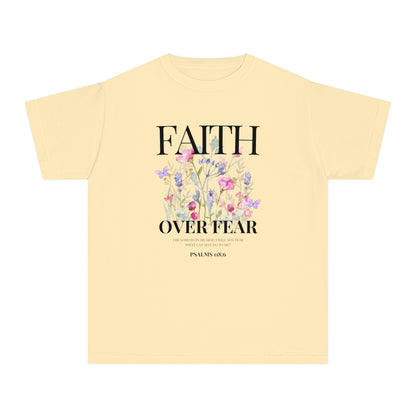 FAITH OVER FEAR YOUTH TEE