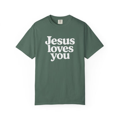 Jesus Loves You T-Shirt — Vintage Church Faith Graphic Tee