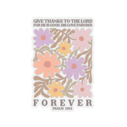 GIVE THANKS TO THE LORD STICKER